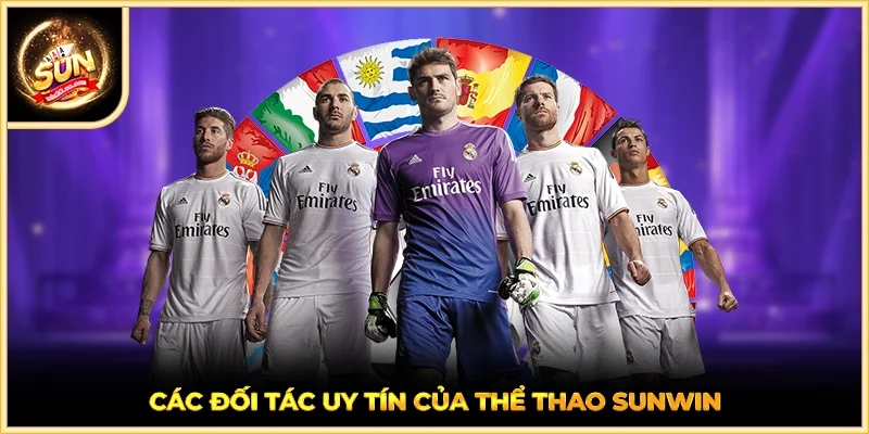 Các đối tác uy tín của Thể Thao SUNWIN
