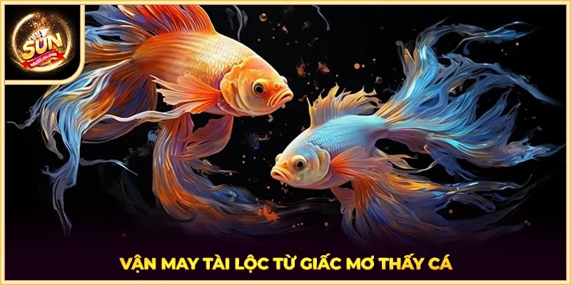 Vận may tài lộc từ giấc mơ thấy cá