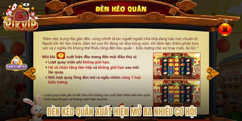 Đèn kéo quân - tính năng đặc biệt chỉ có trong Phá cỗ đèn rồng
